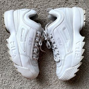 FILA TRIPLE WHITE DISRUPTOR II PREMIUM SNEAKERS